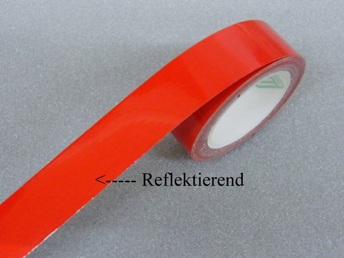 Zierstreifen rot - mm,
