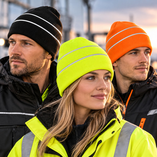 Reflex beanie mütze mit - reflex,