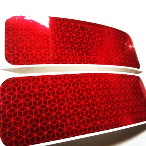 Reflexfolie rot - 2,