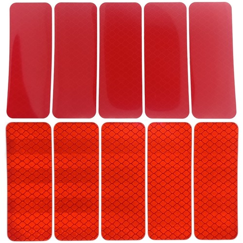 10x reflektor aufkleber rot - aufkleber,